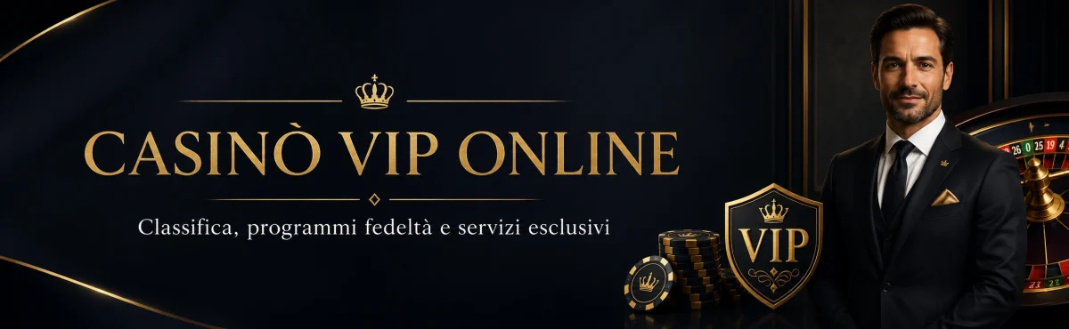 Casino VIP online luxury banner
