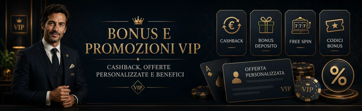 VIP promocodes and casino offers